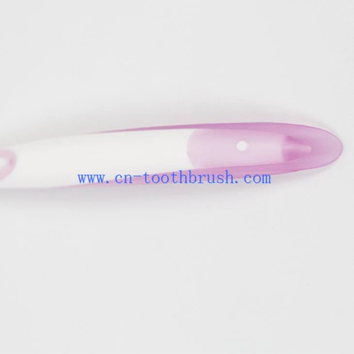 The Handle Of Toothbrush With Tongue scraper For Adult